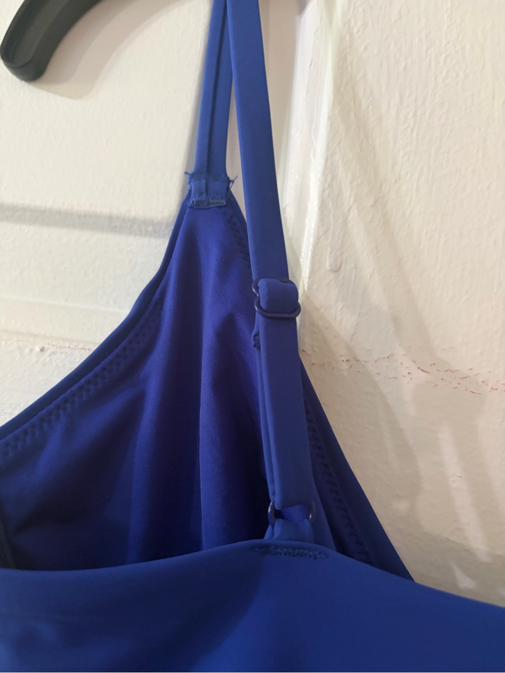 Women’s Plunge V-Front Bodysuit in Royal Blue - Picture 12 of 16